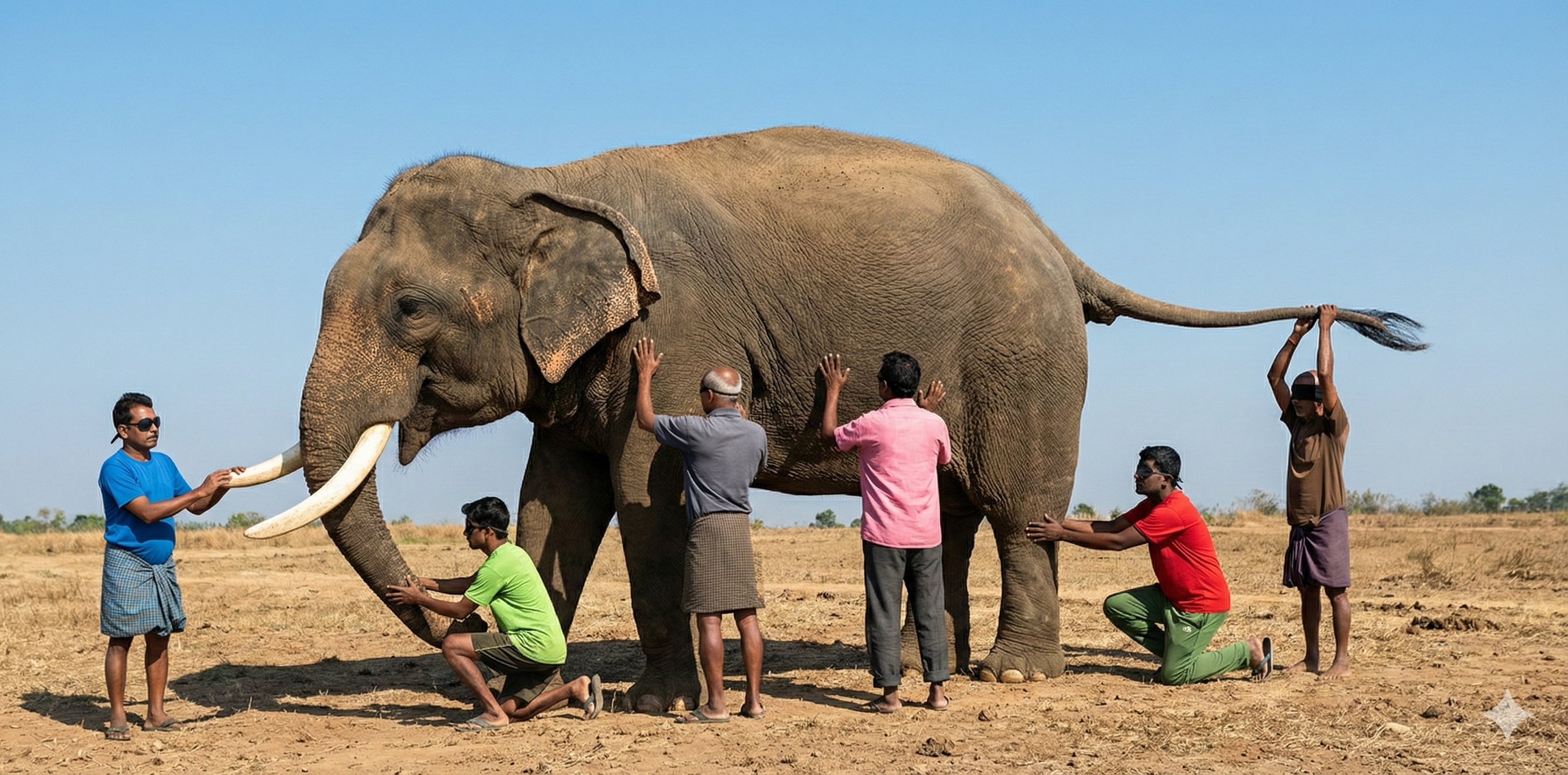 The elephant in the room cartoon