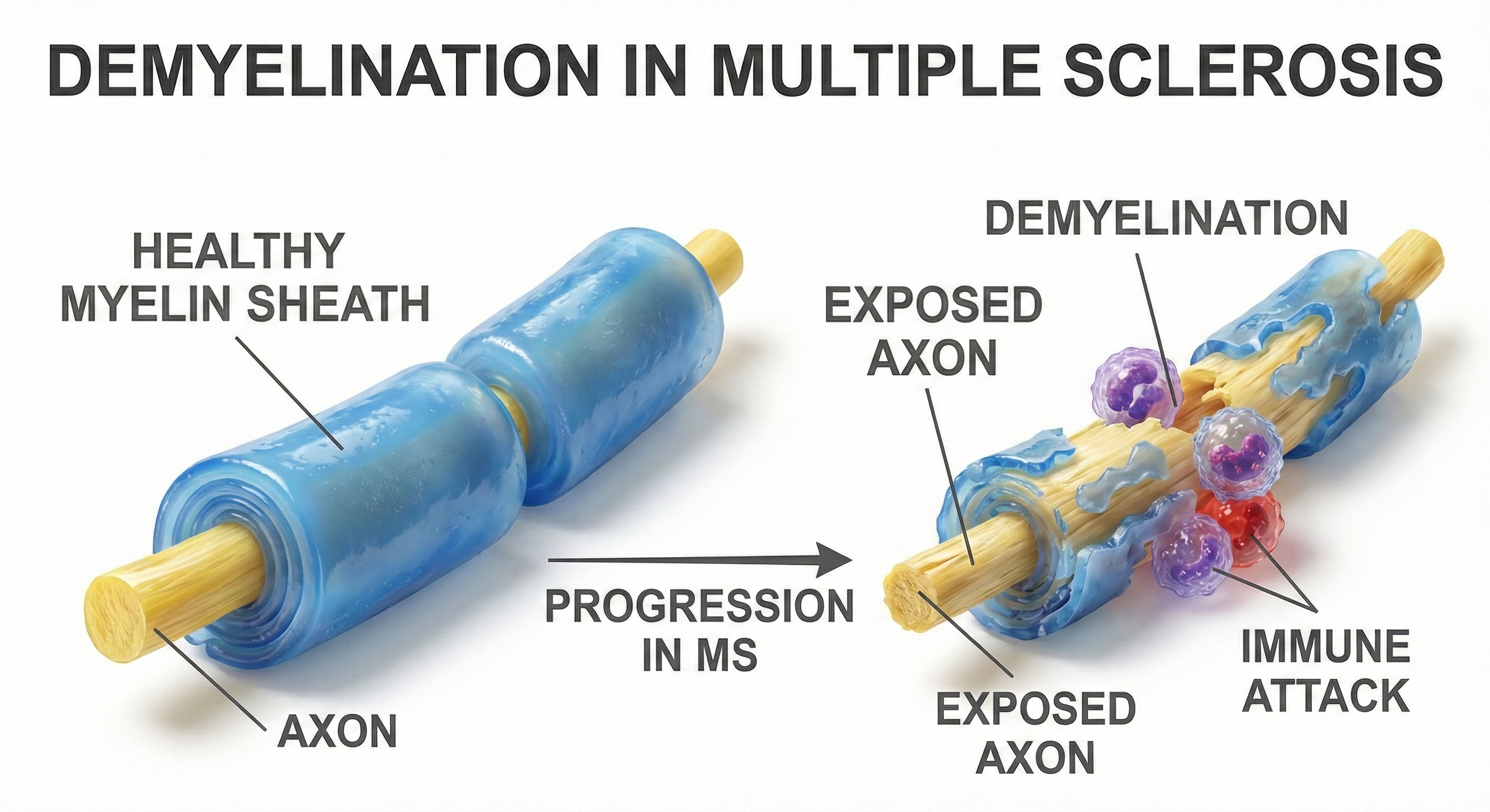 Multiple sclerosis illustration