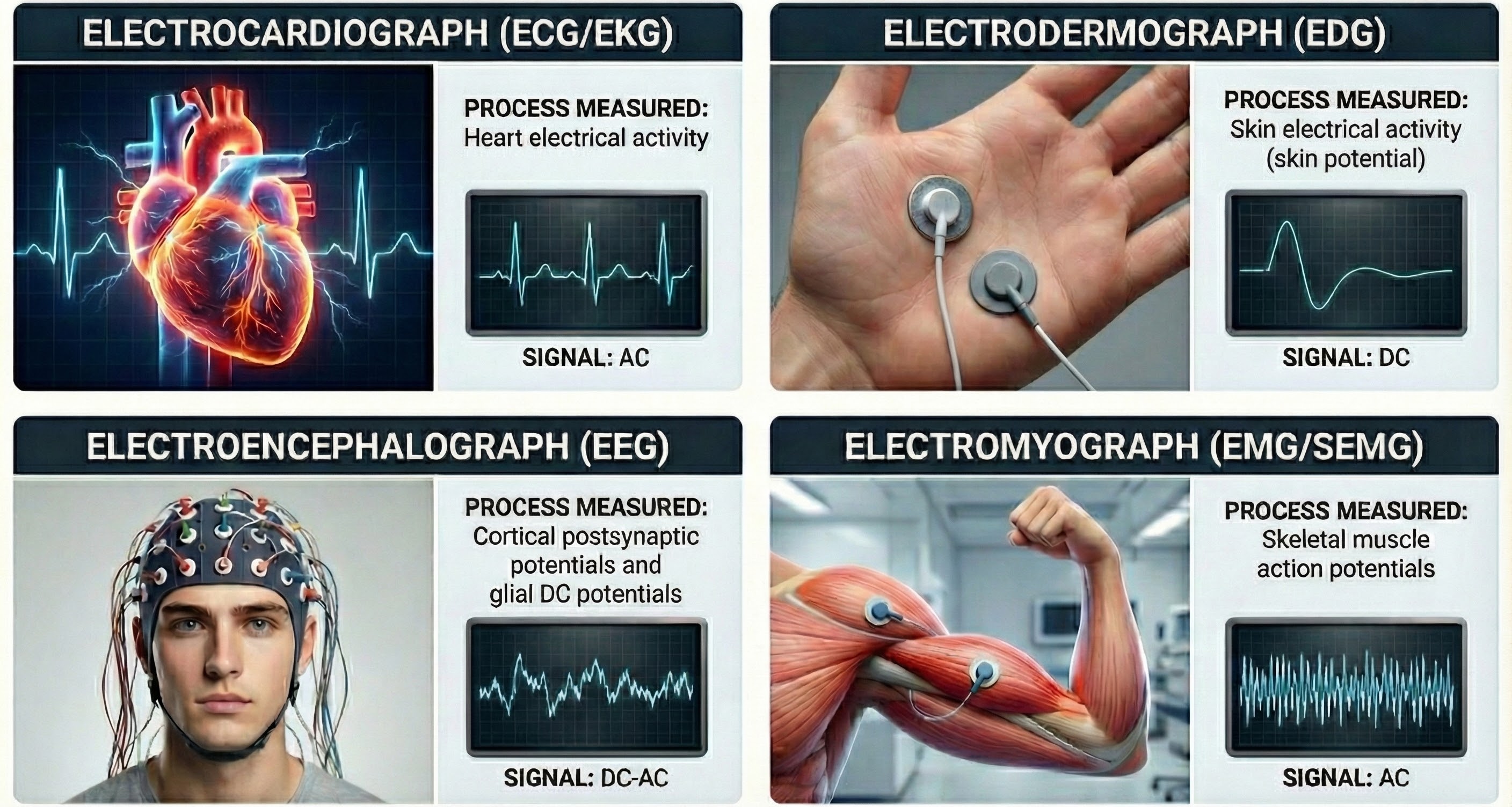Direct biofeedback signals