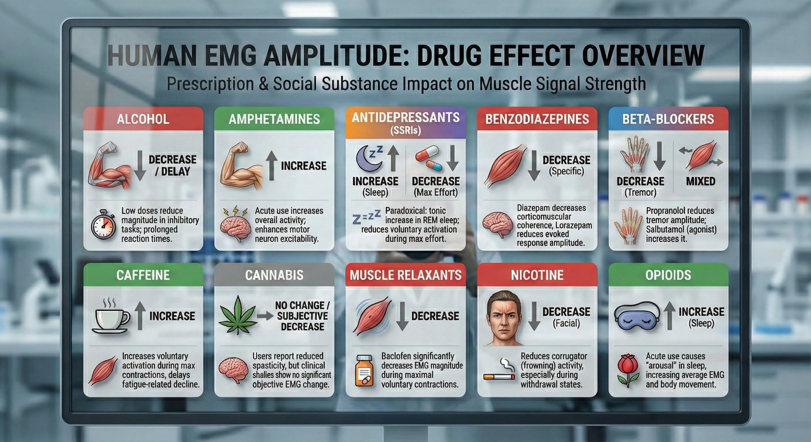 Drug effects on skeletal muscle