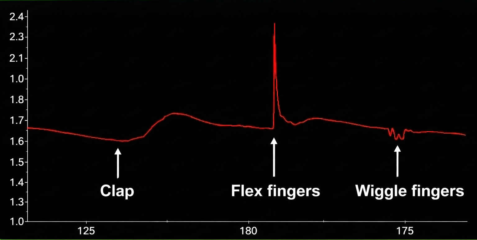 Movement artifact comparison