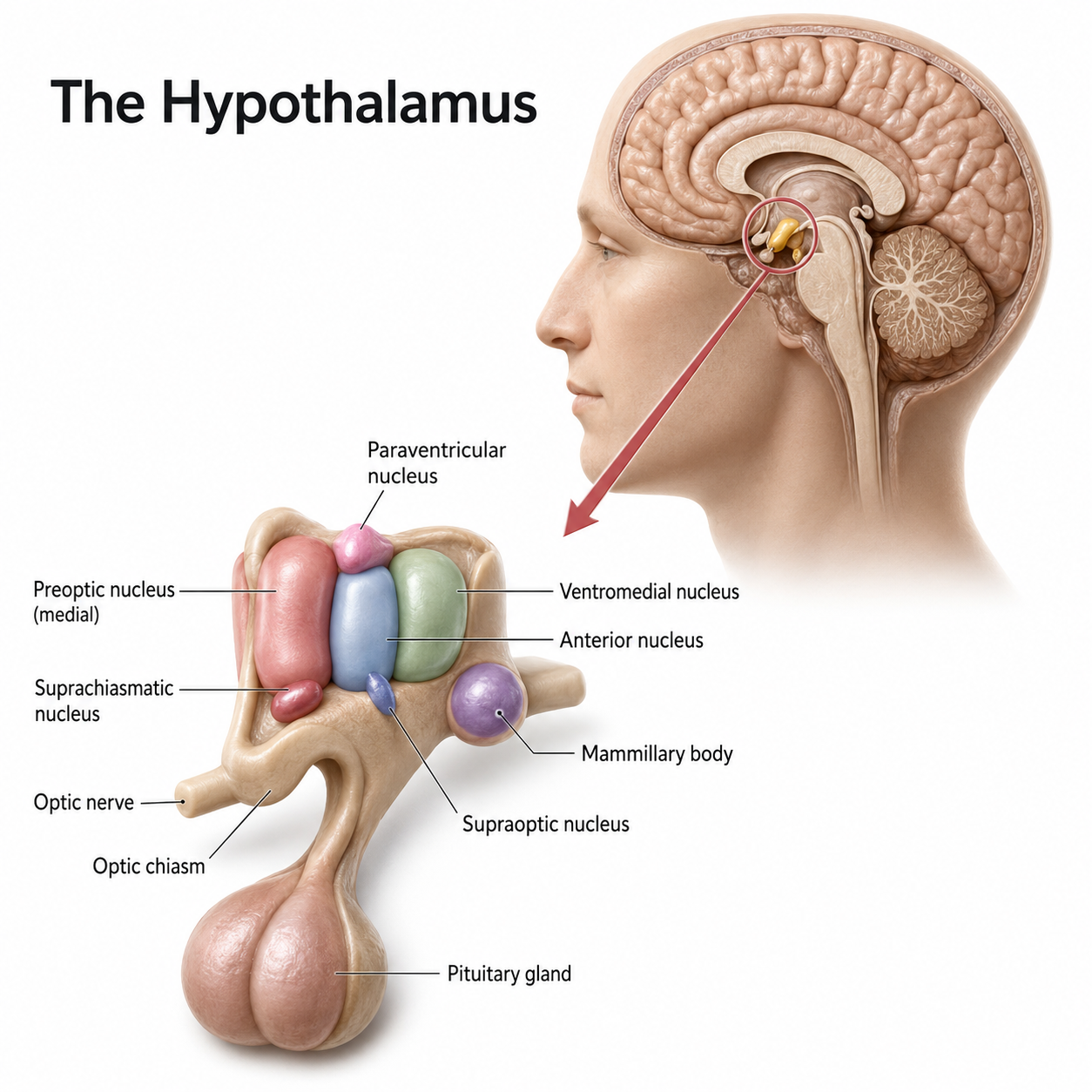 Hypothalamus nuclei