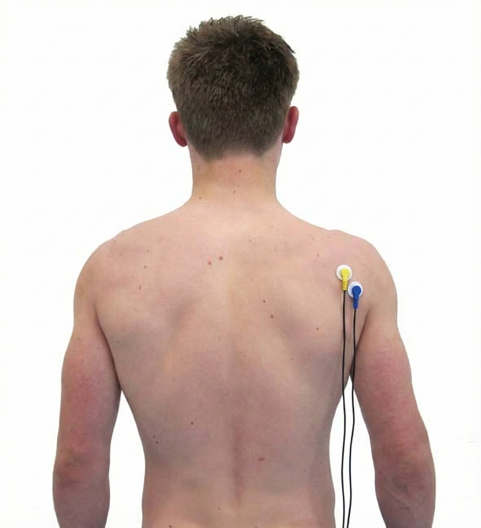 Posterior deltoid sensor placement