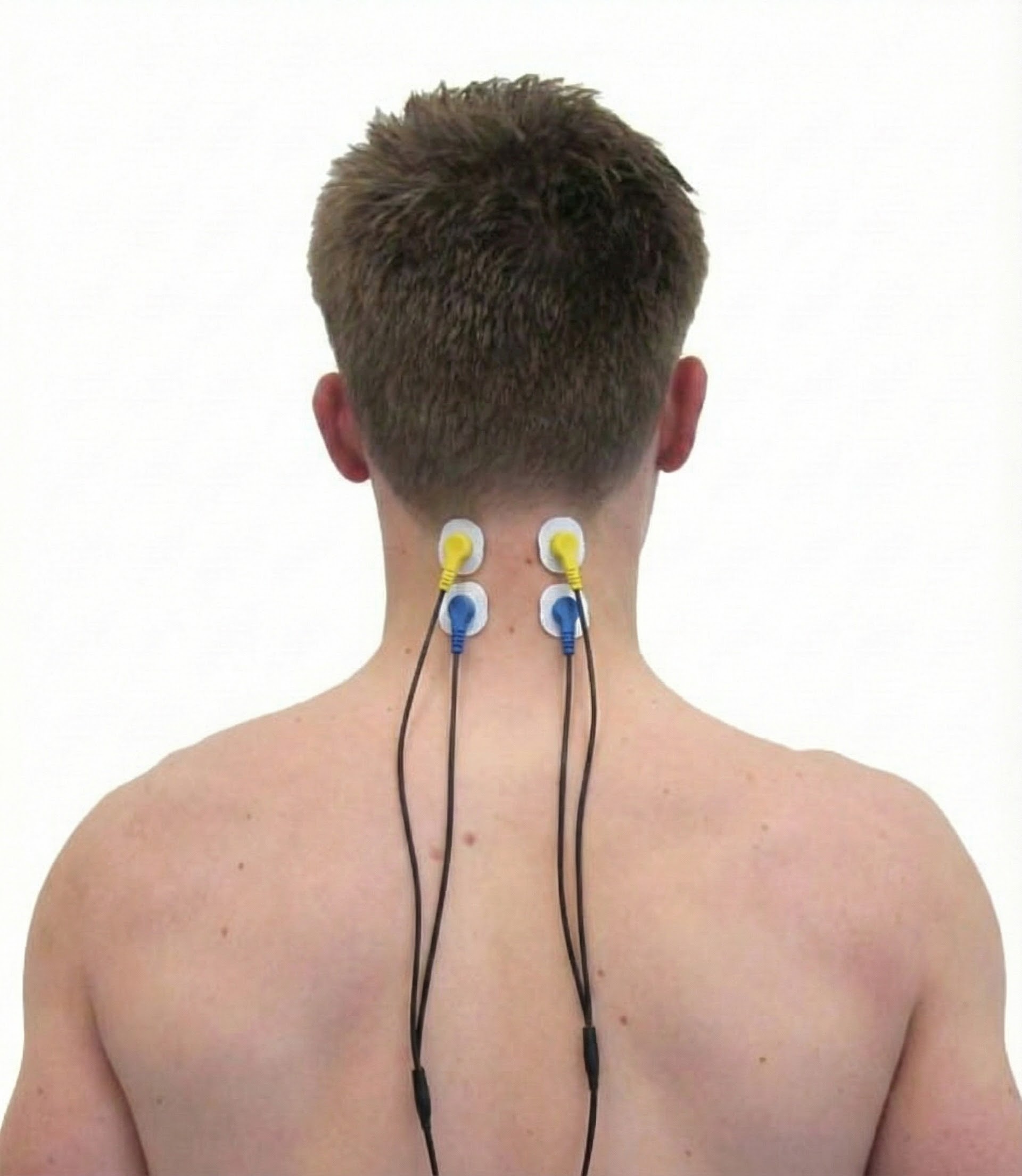 Cervical paraspinal sensor placement