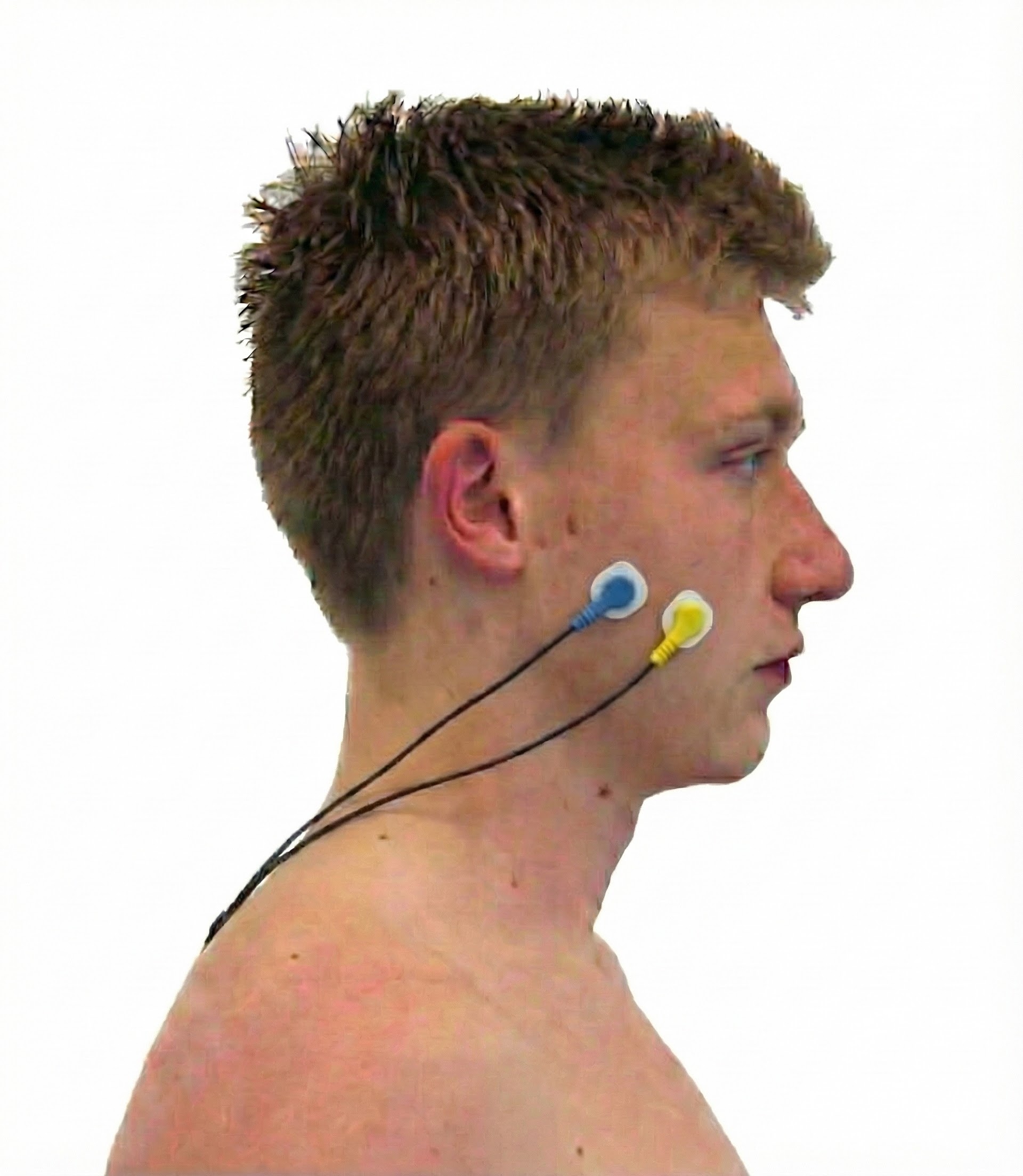 Zygomaticus sensor placement