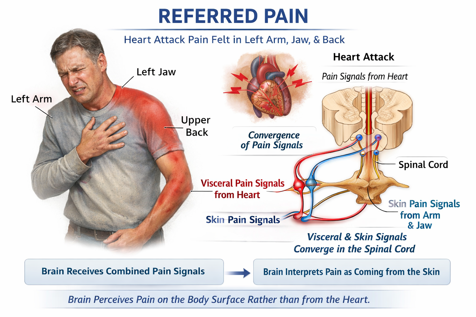 Referred pain patterns