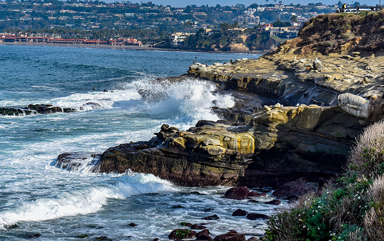 Ocean at sea level