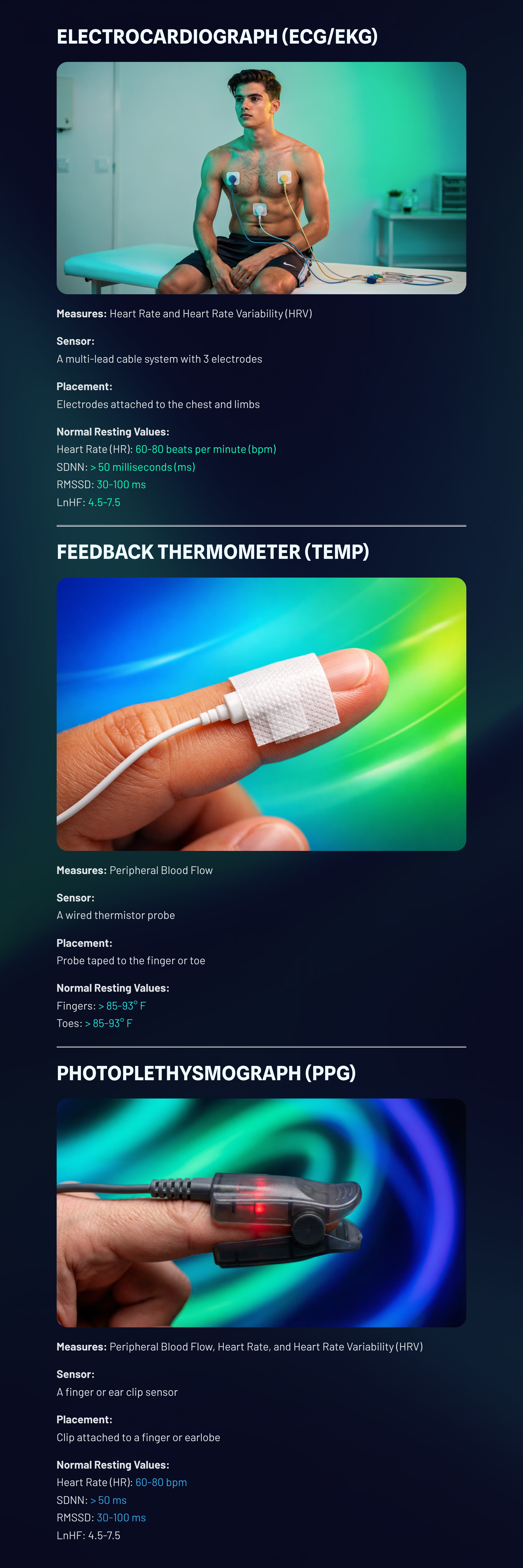 Cardiovascular instrumentation summary