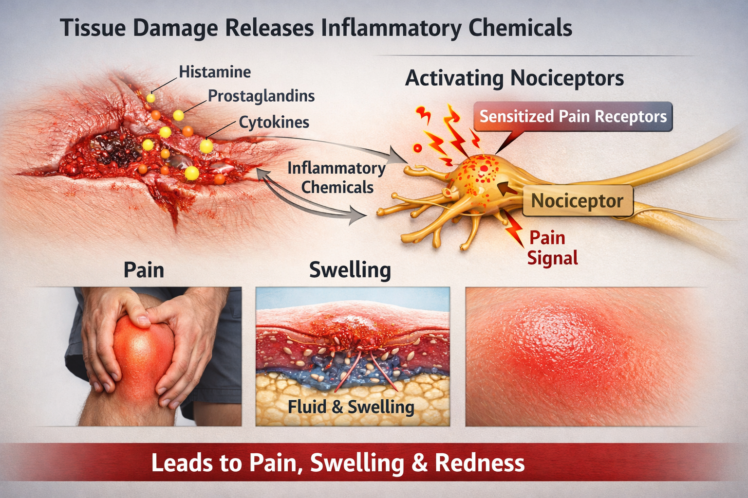 Chemical mediators of pain
