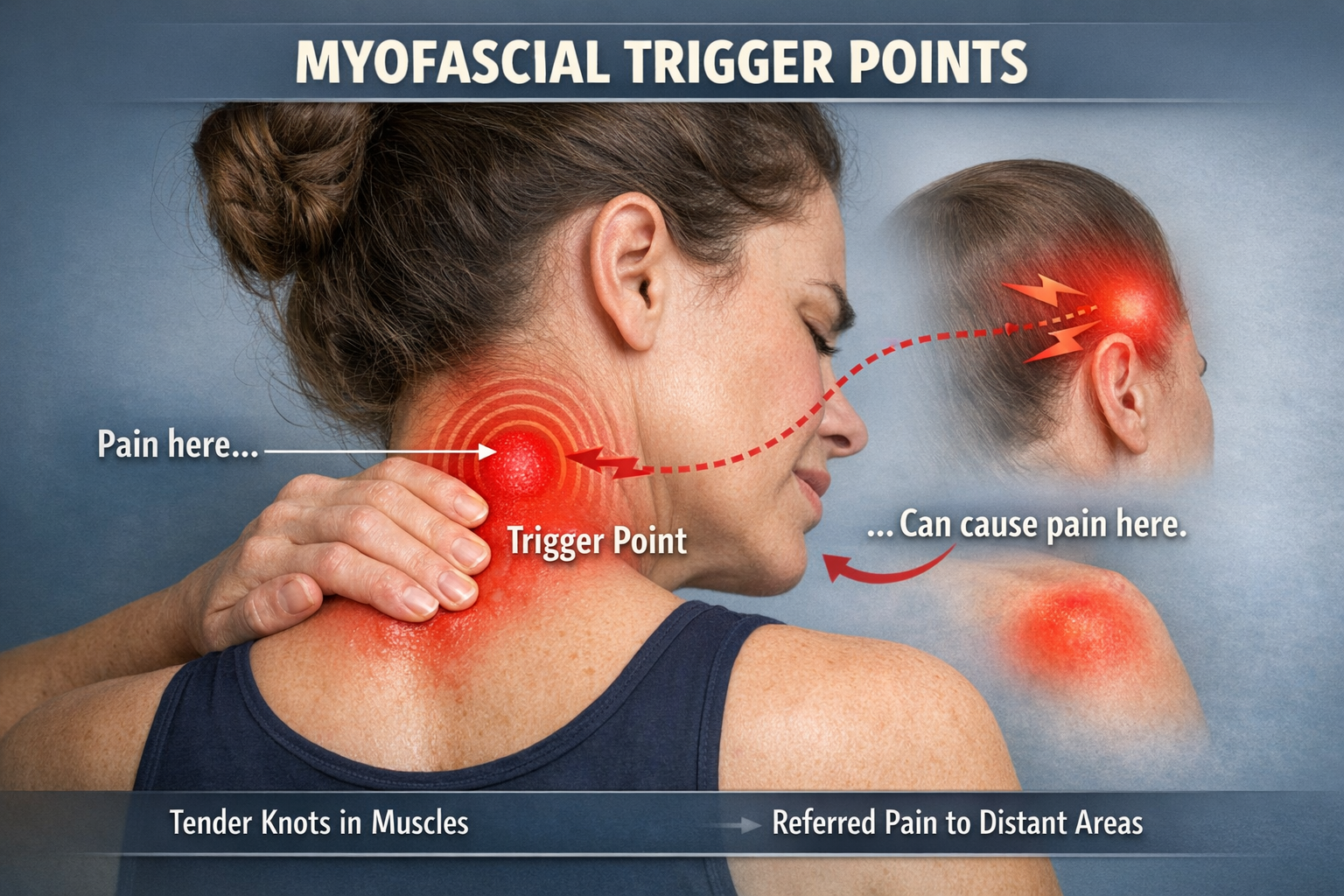 Trigger point locations on torso