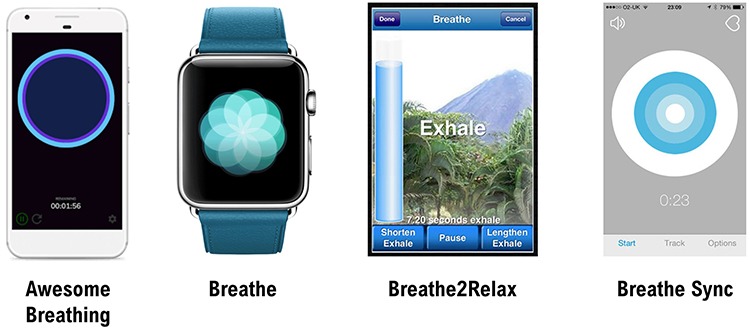 Breathing apps collection 1