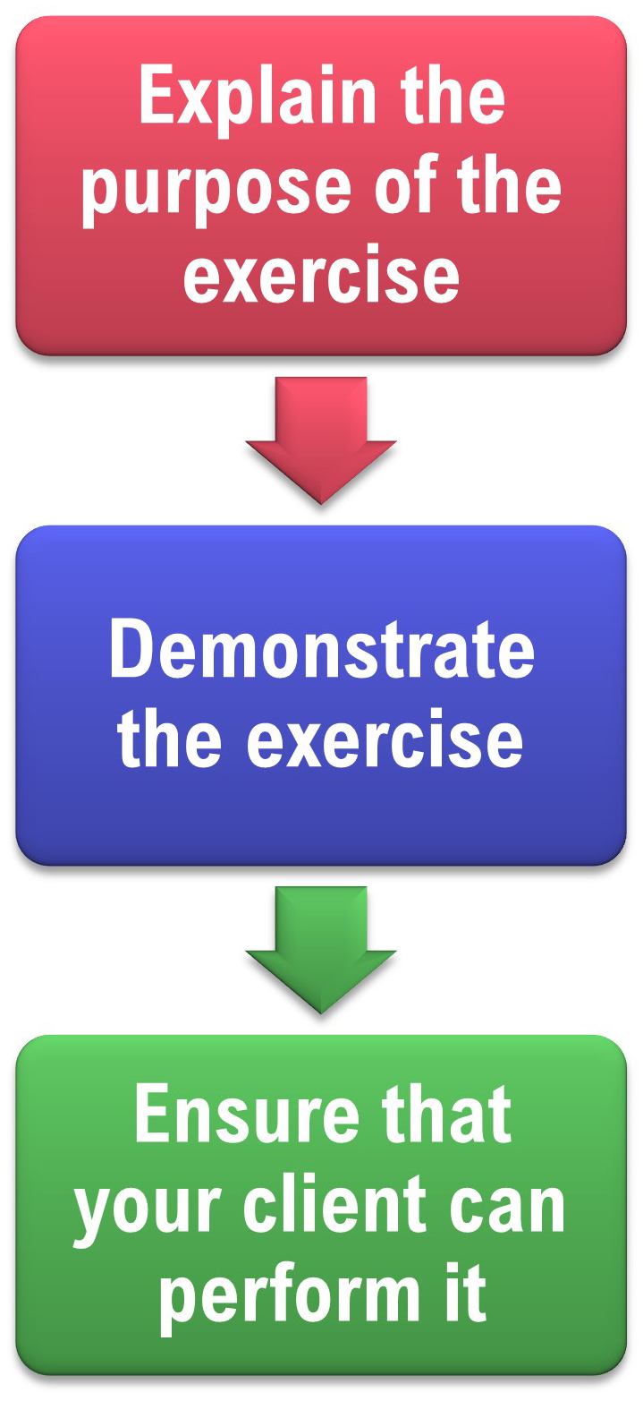 Exercise explanation framework