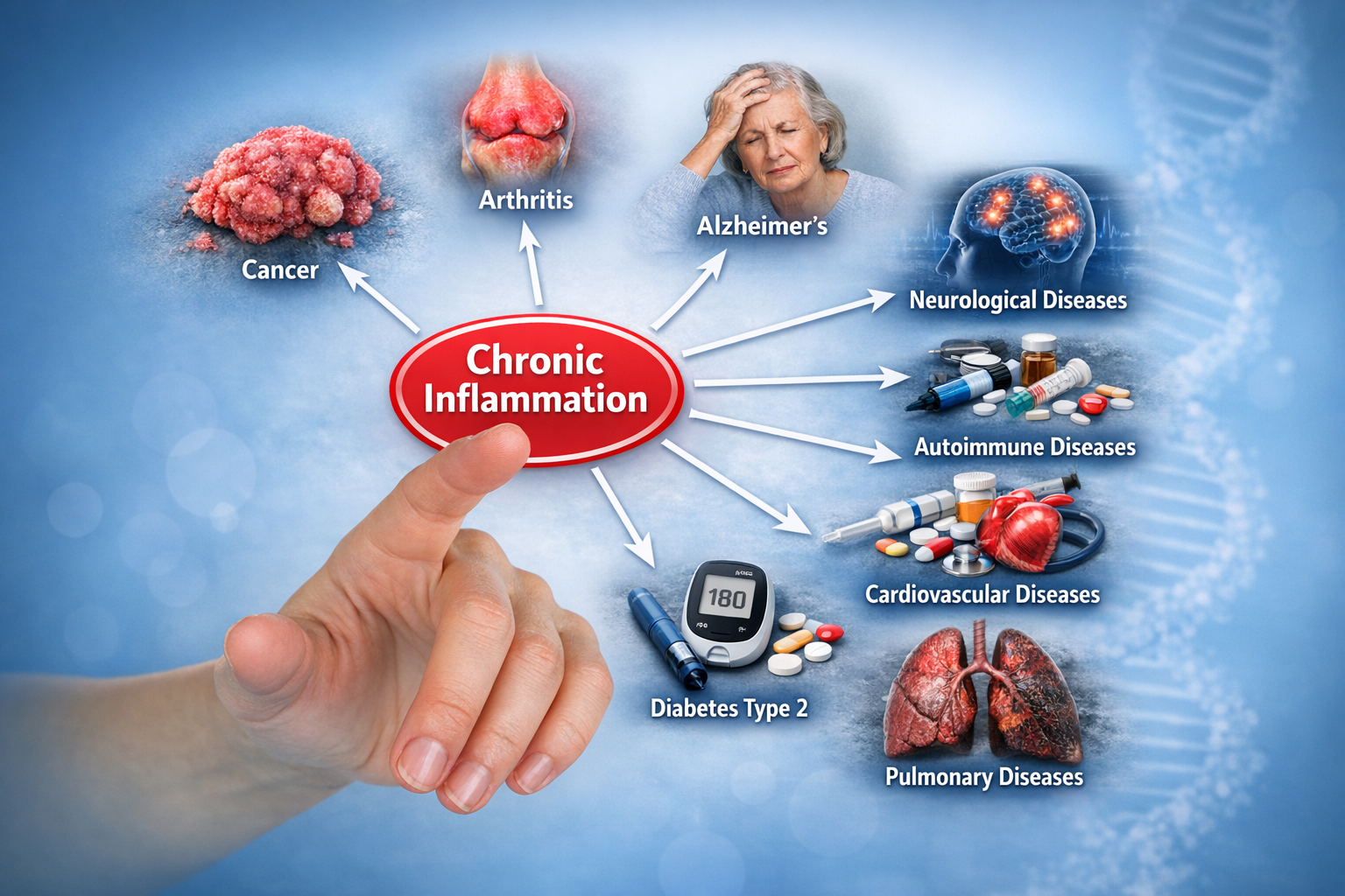 Inflammation concept