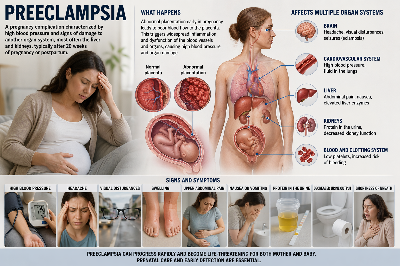 Preeclampsia infographic