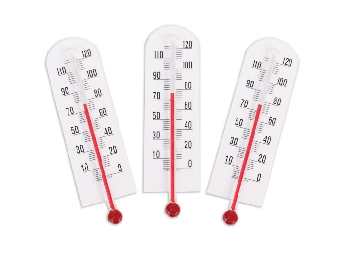 Alcohol thermometer used for temperature biofeedback practice