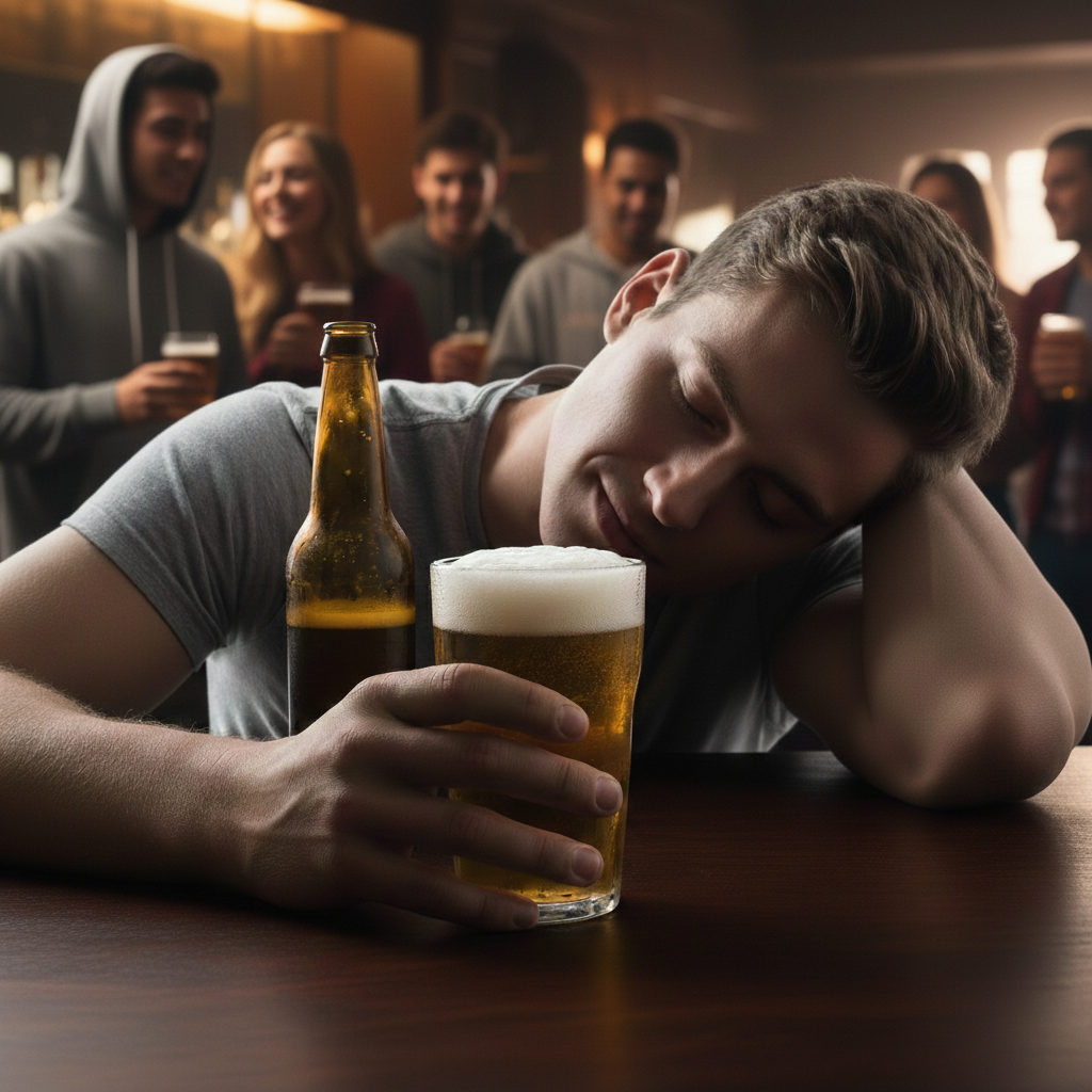 Alcohol use illustration