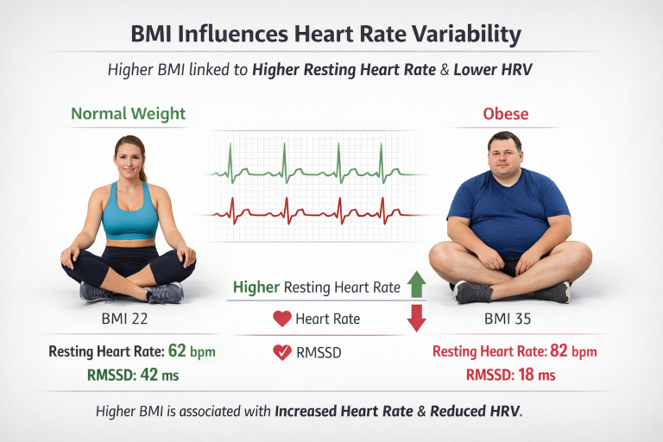 Body mass index and HRV