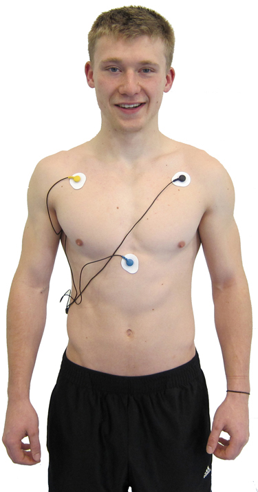 ECG upper torso placement