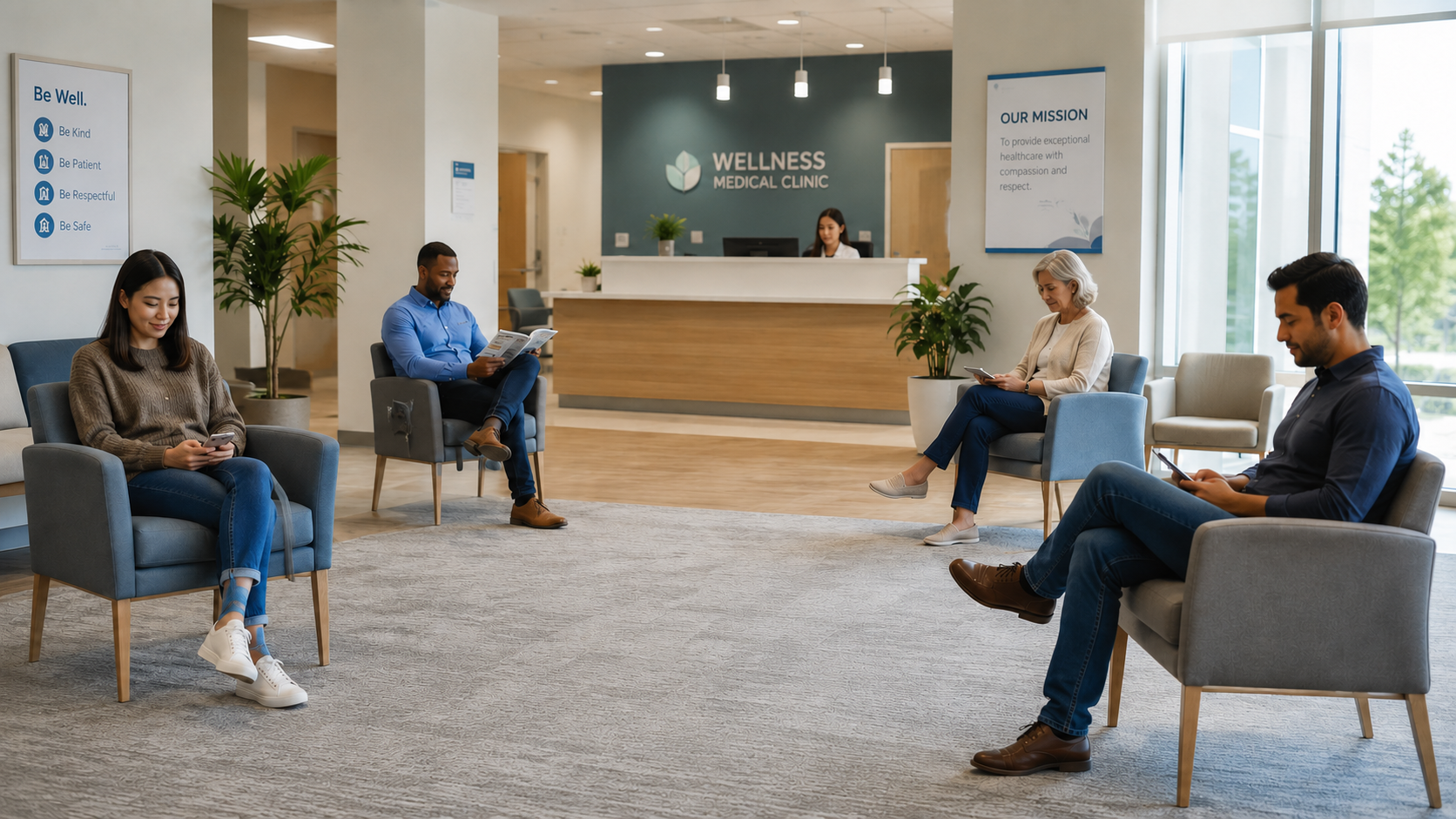 Social distancing in clinic