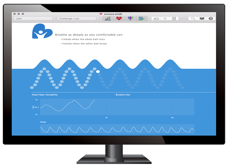 emWave Pro Plus RSA monitor