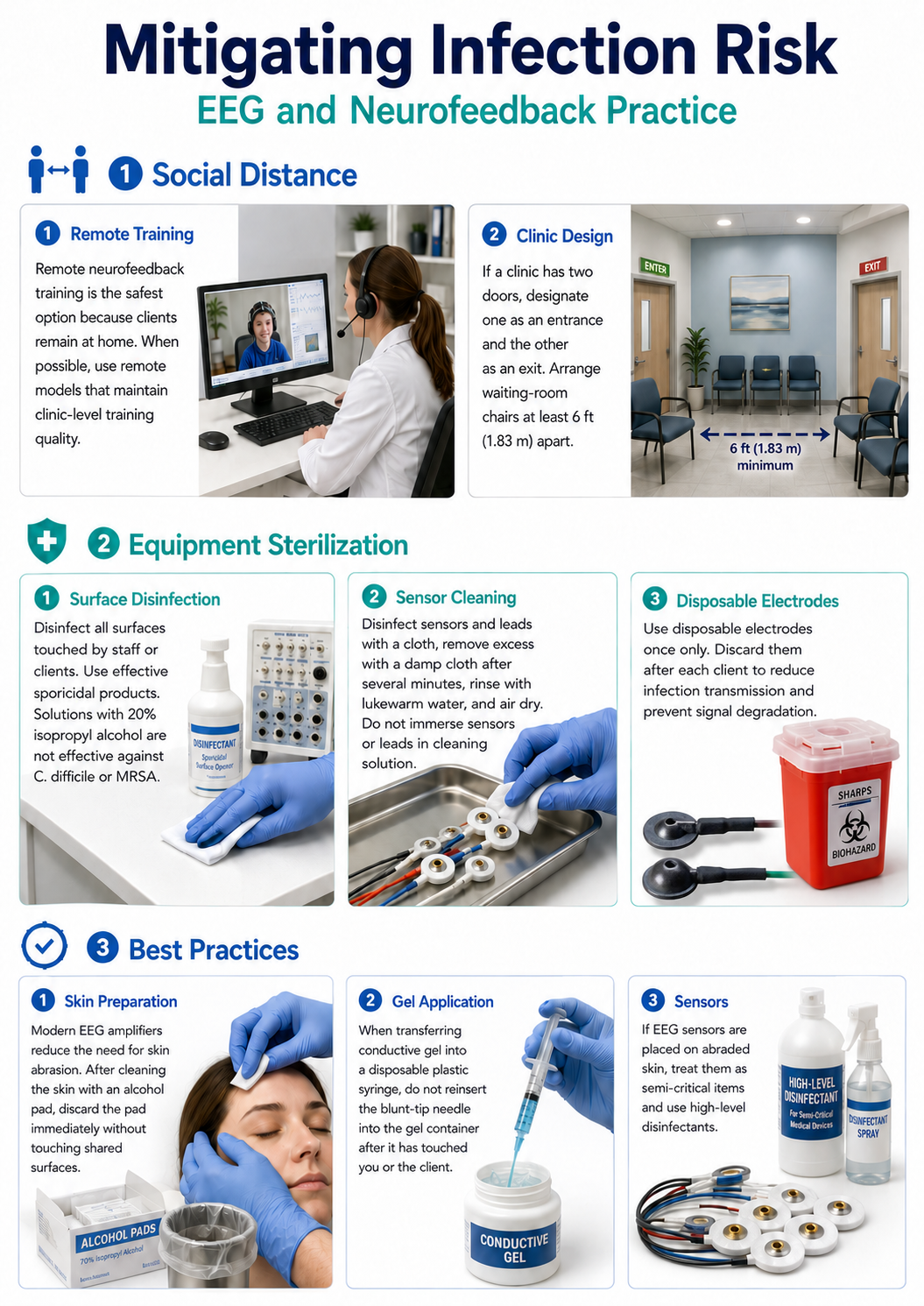 Mitigating Infection Risk infographic