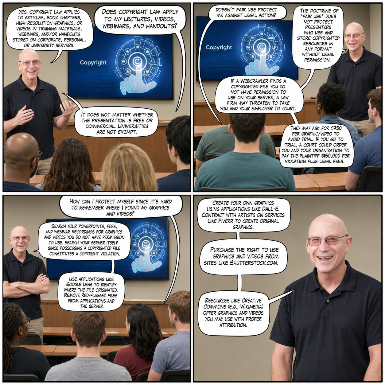 Real Genius comic on copyright