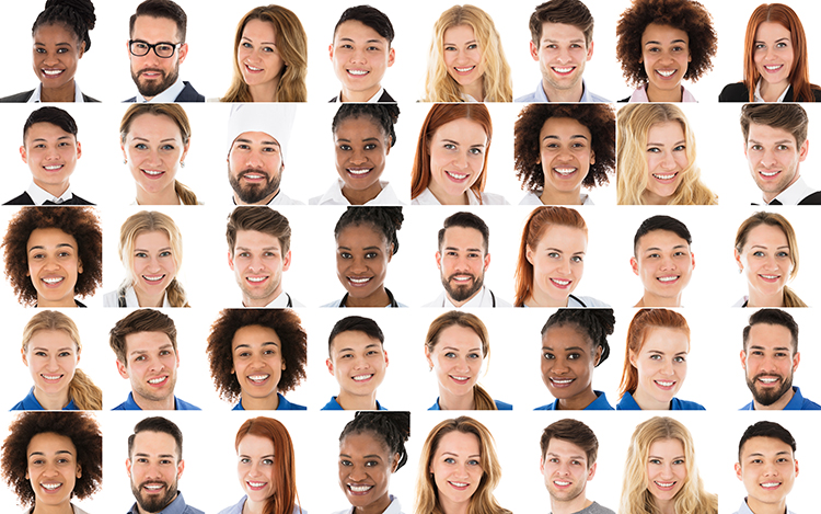 Diverse group of people representing cultural diversity in clinical settings