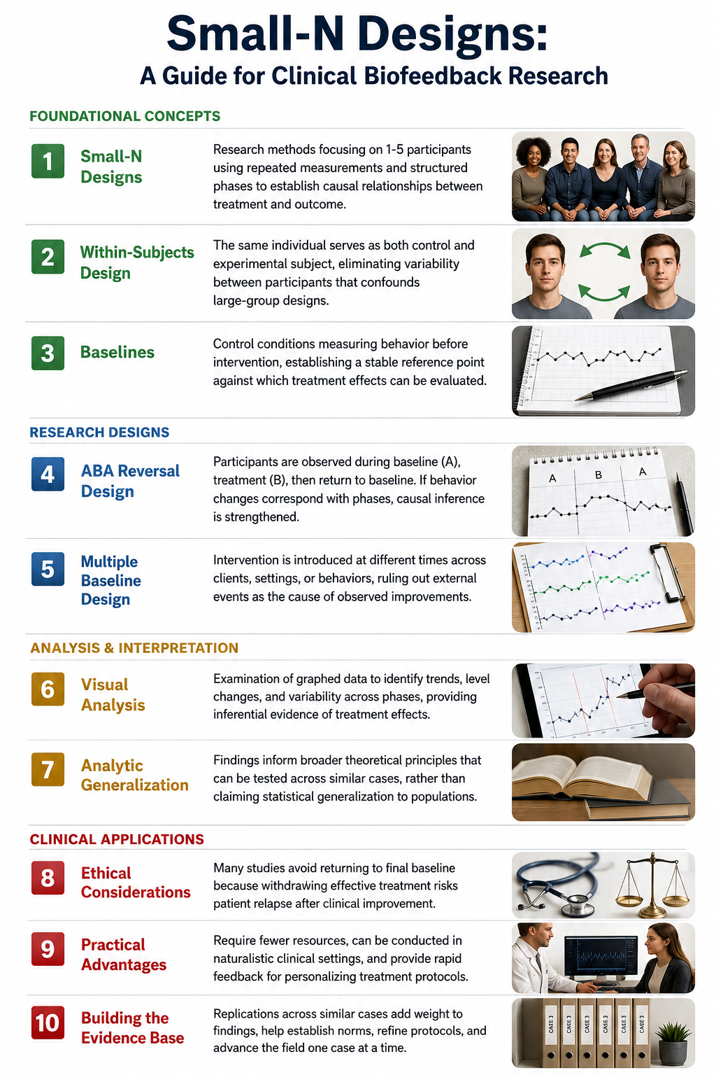 Summary of small-N research designs