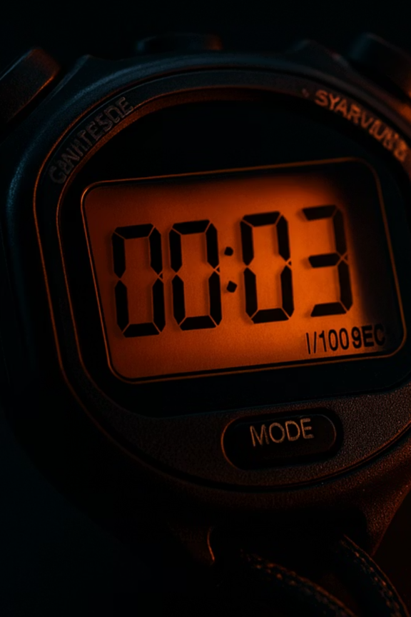 Stopwatch for timing contractions