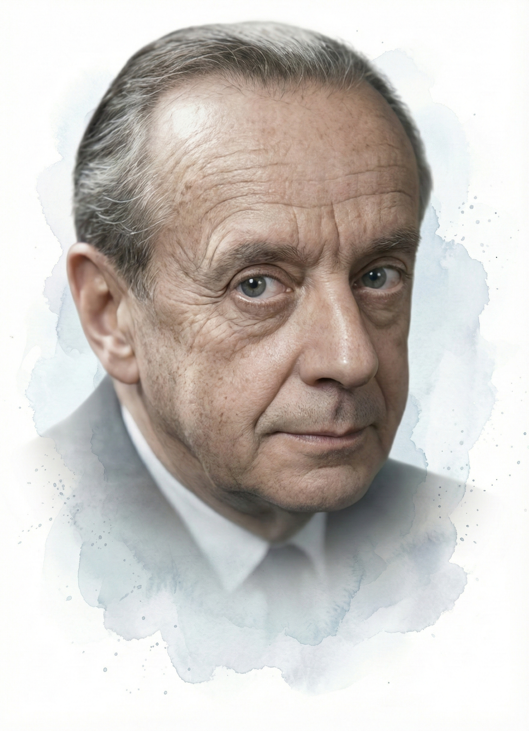 Portrait of Johannes Schultz, developer of autogenic training