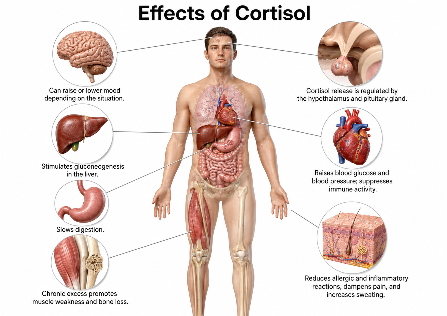 Cortisol effects