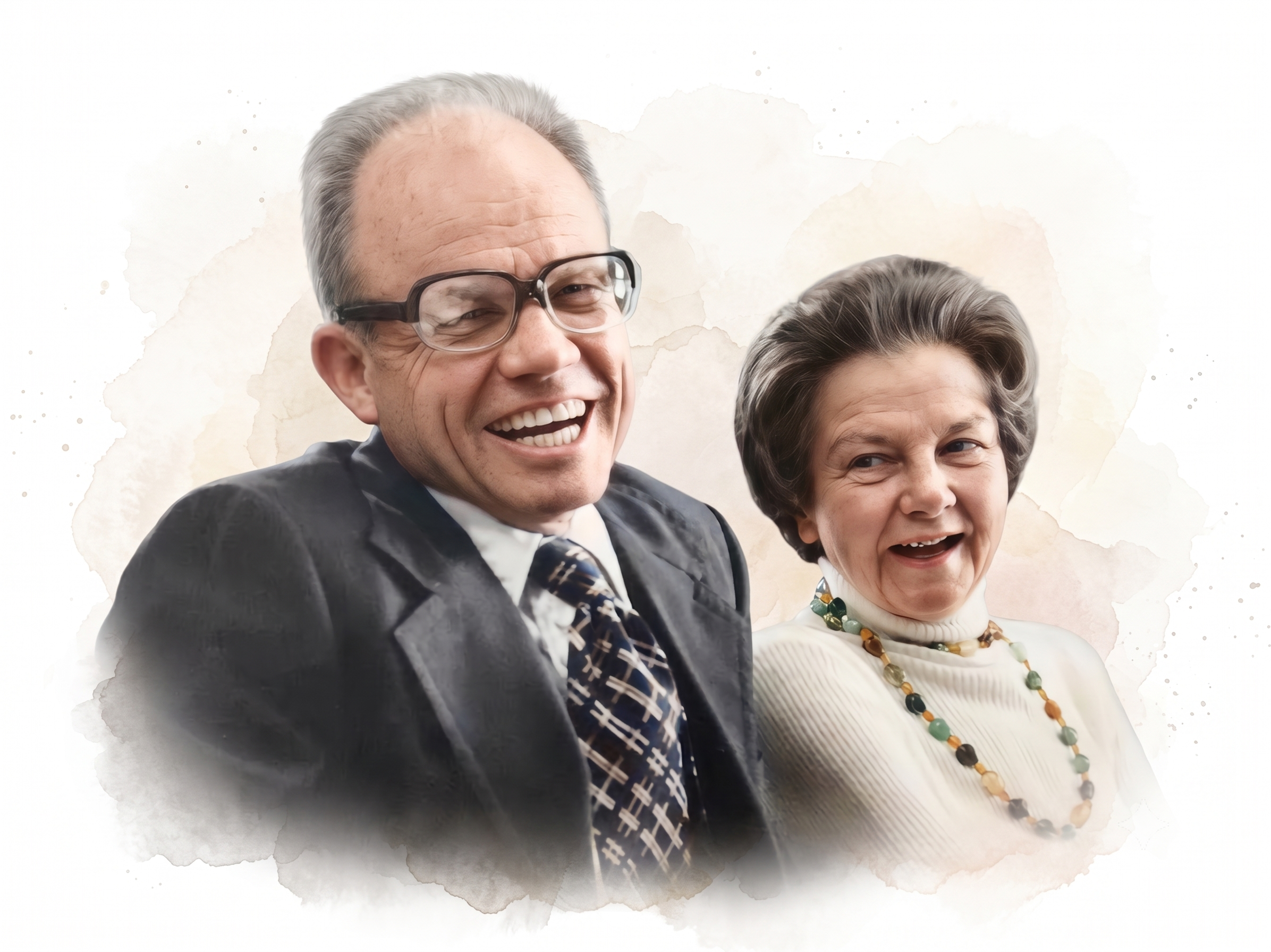 Portrait of Elmer and Alyce Green