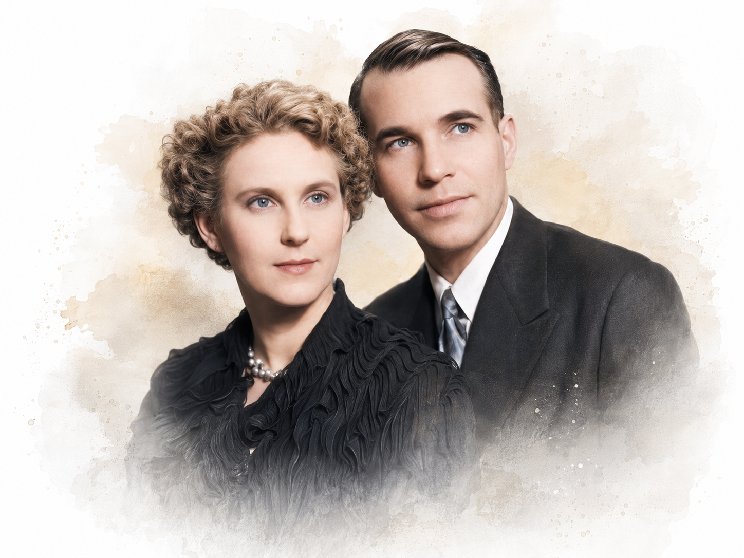 Portrait of Erna and Frederic Gibbs