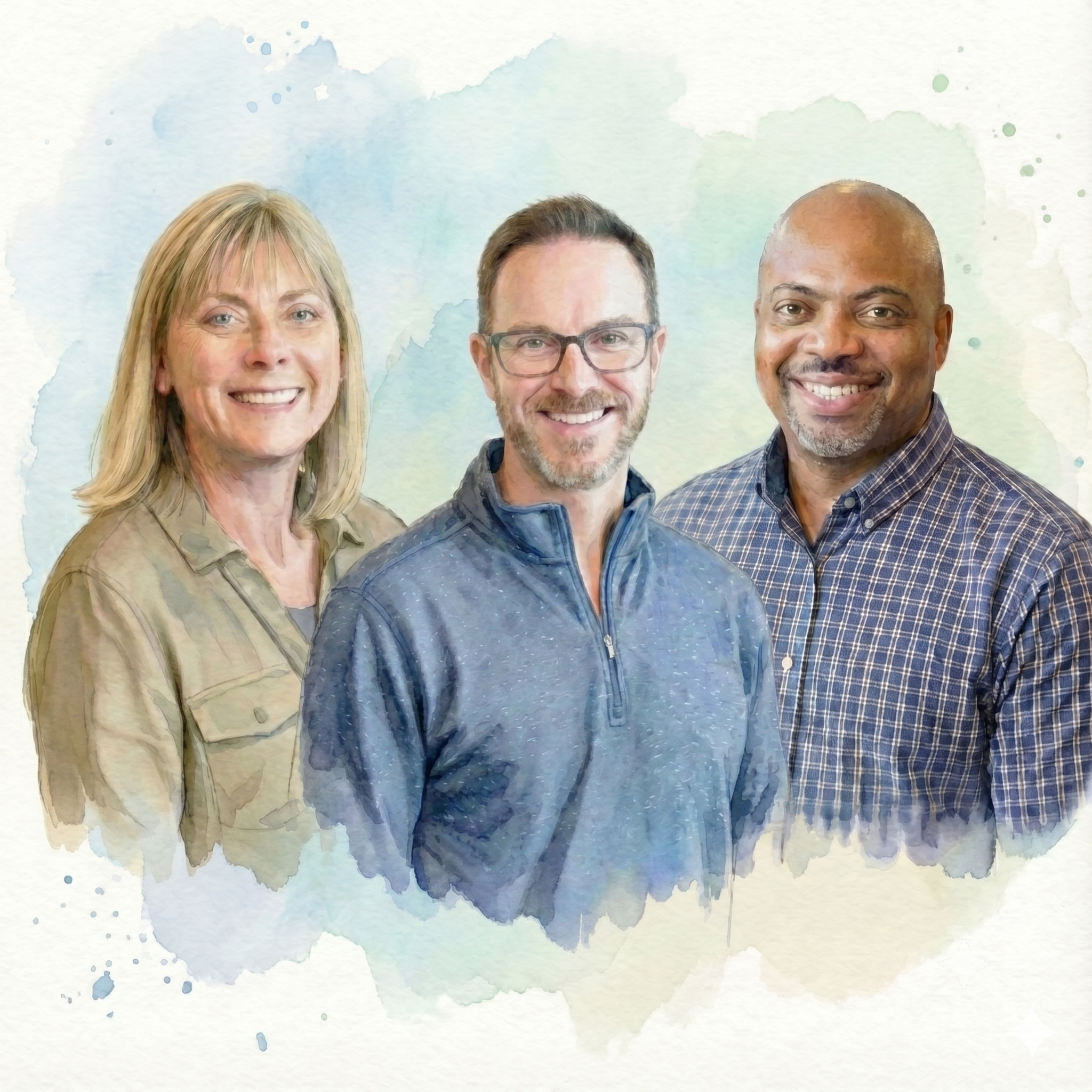 Cynthia Kerson, Leslie Sherlin, and Eddy Davelaar