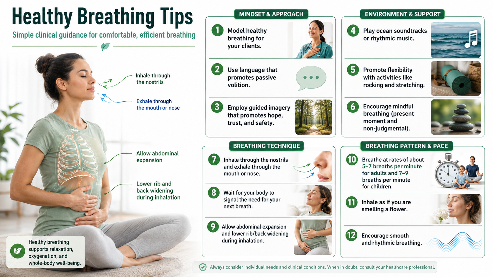 Healthy breathing tips