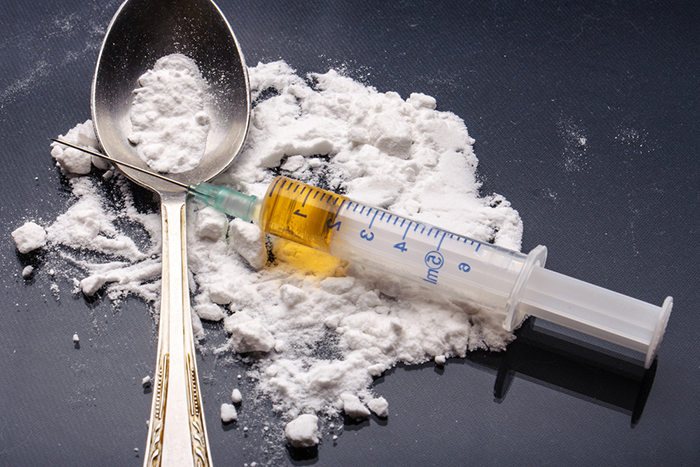 Opioid analgesic medication illustration