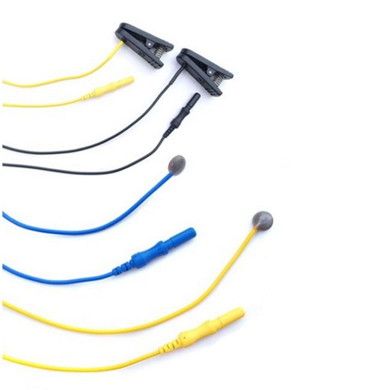 Tin cup and tin earclip electrodes